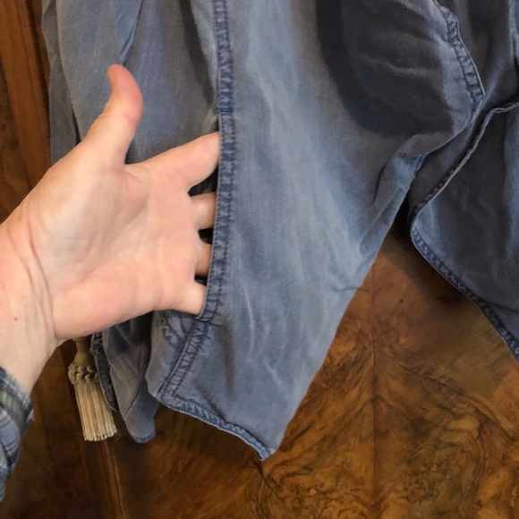 Jones New York lightweight transitional jacket rusched sleeves - Picture 6 of 11